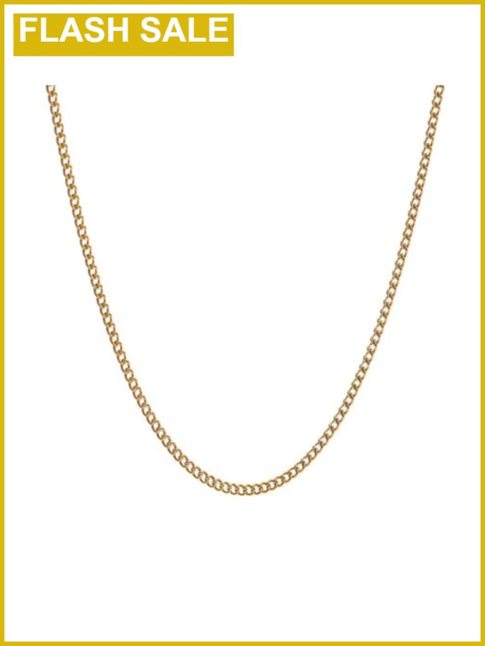 Mens Stainless Steel Cuban Link Chain Necklace Waterproof Jewelry